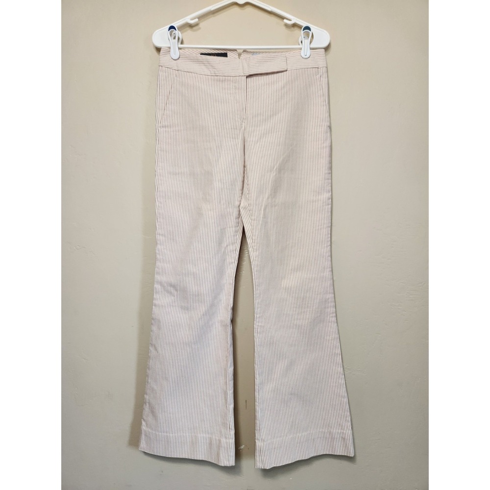 Tessuti Di Sondrio The Suit Company Tan Slacks Womens Size 29 Inch Waist - Picture 2 of 8
